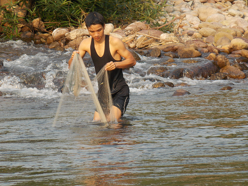 Tìm bắt loài cá đặc sản chạy thành đàn ở sông Đakrông ở Quảng Trị, nhà giàu cũng săn lùng - Ảnh 1.