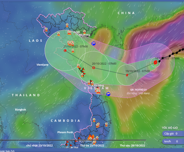 Bão số 6 cách quần đảo Hoàng Sa khoảng 310km, cường độ khó đoán định ảnh 3