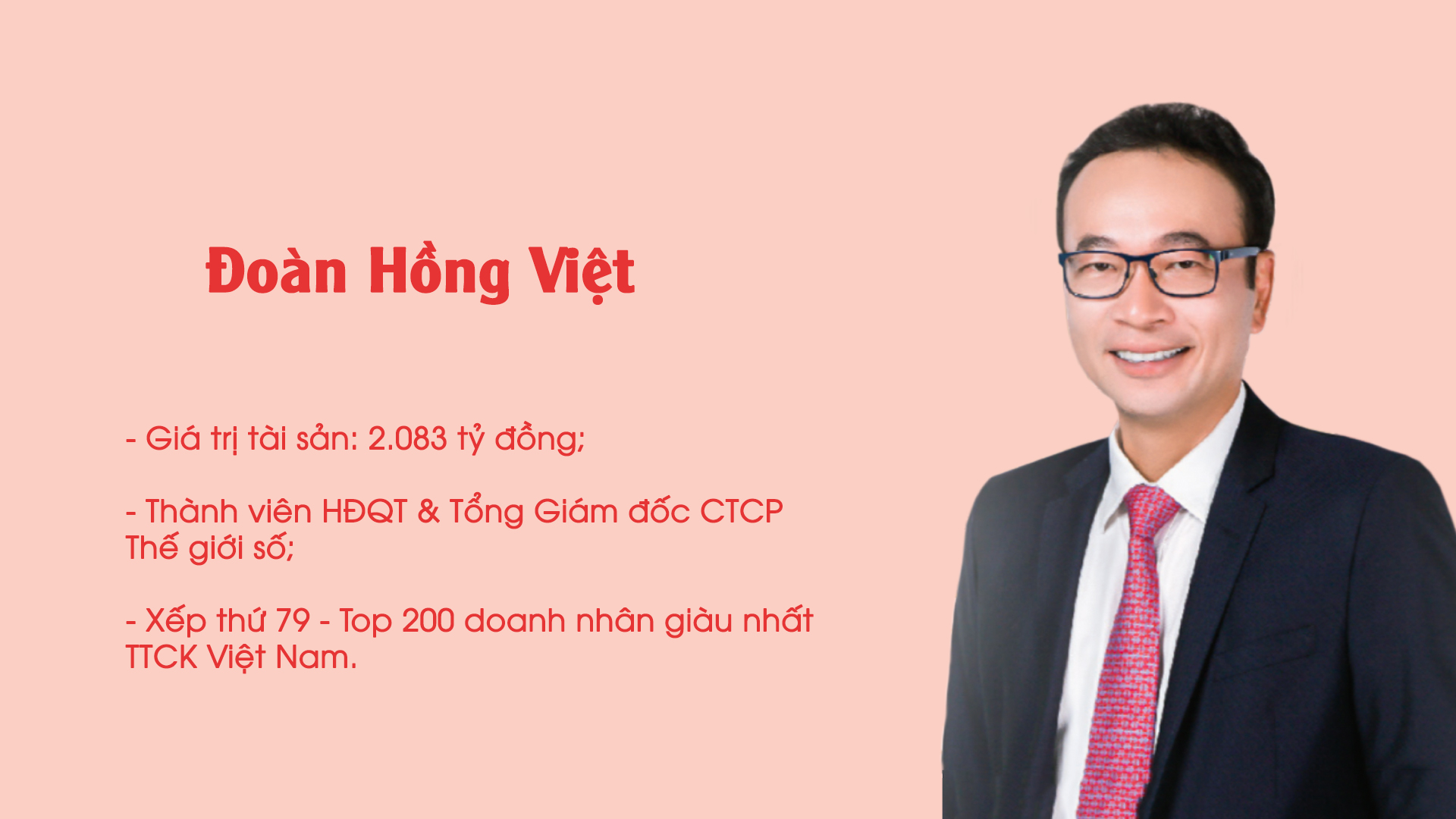 5 tỷ phú quê Hà Tĩnh trong top 200 doanh nhân giàu nhất TTCK Việt Nam 2021 là ai?