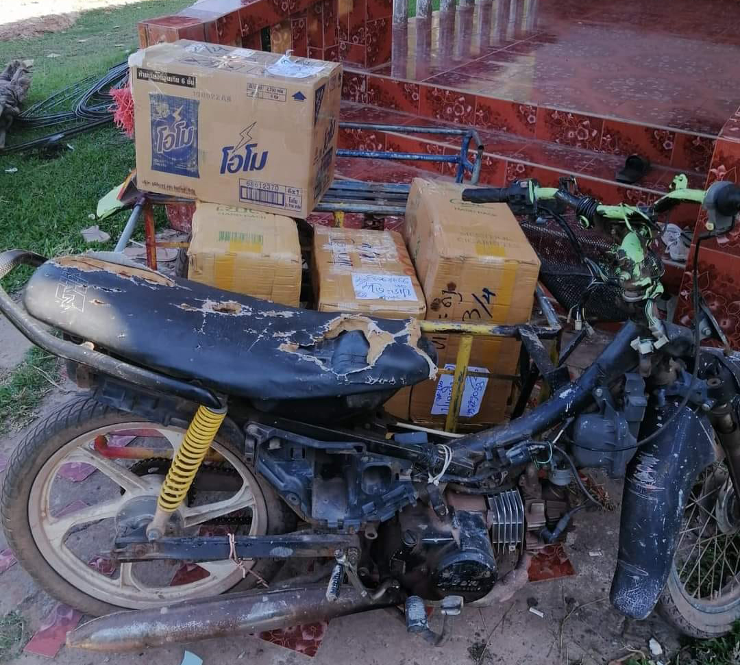 Dùng xe máy vận chuyển hơn 1 tạ cần sa ở Bolikhamxay, tỉnh giáp Hà Tĩnh
