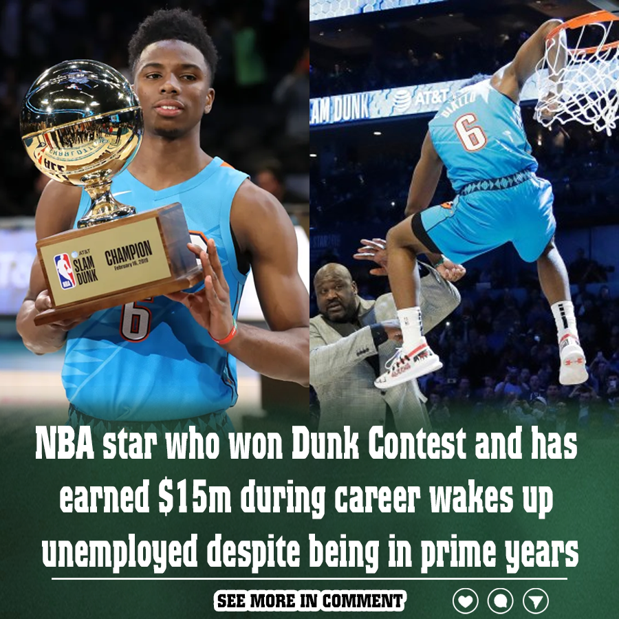 NBA star who won Dunk Contest and has earned 15m during career wakes