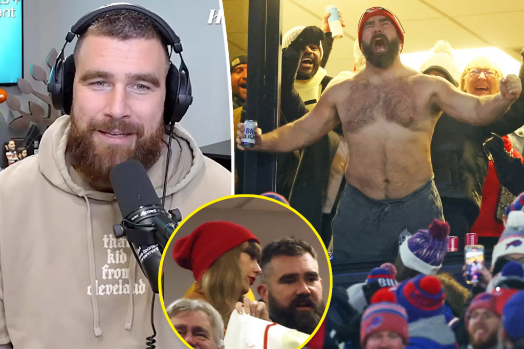 Travis Kelce Tells Jason ‘weve Got To Talk About His Wild Antics In Buffalo In Teaser For New 5736