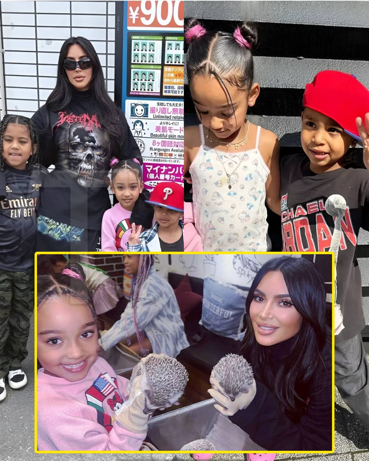 News: Kim Kardashian Takes Stylish Tokyo Trip With Her Kids - News