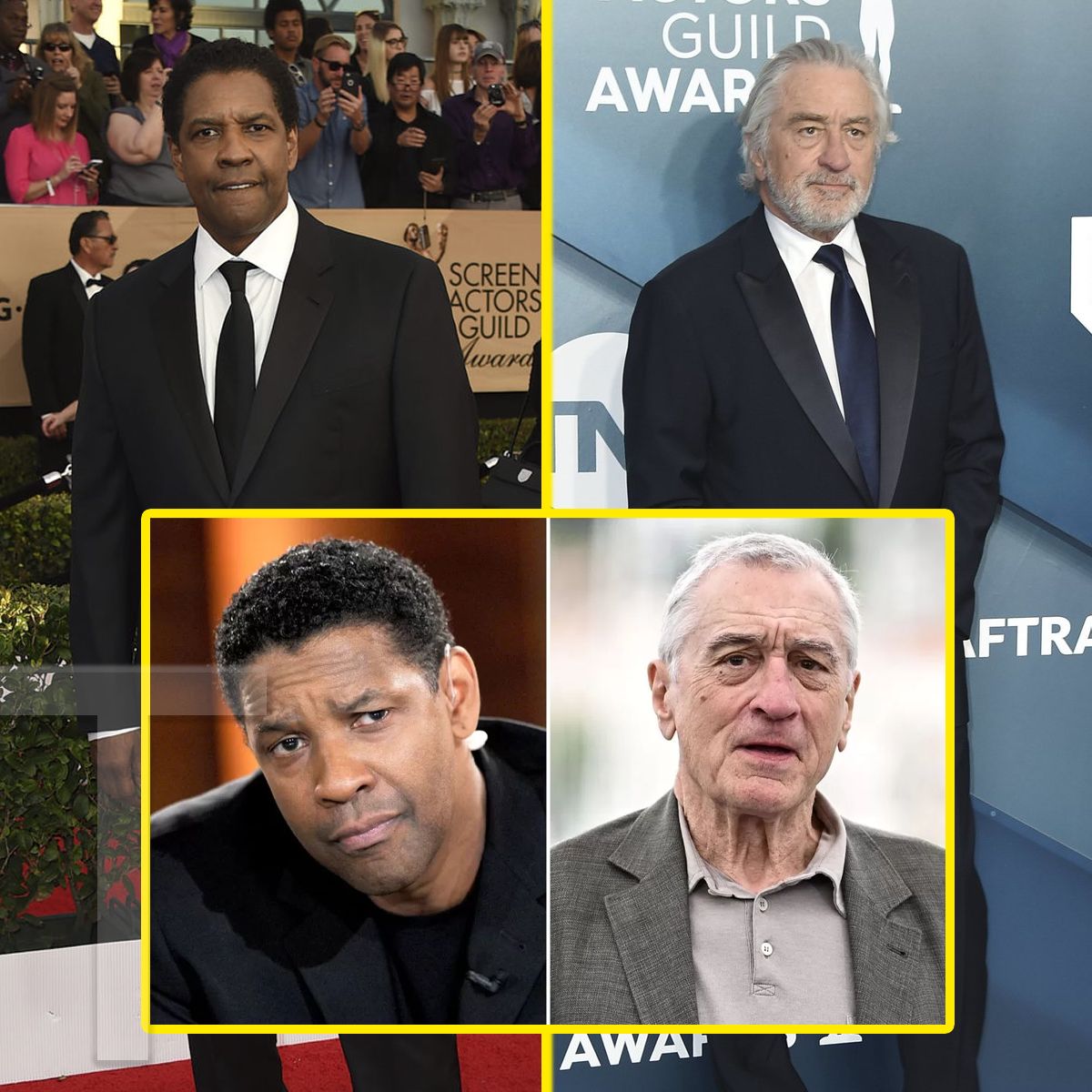 Denzel Washington Exits the Studio Refuses To Work With Robert De Niro ...